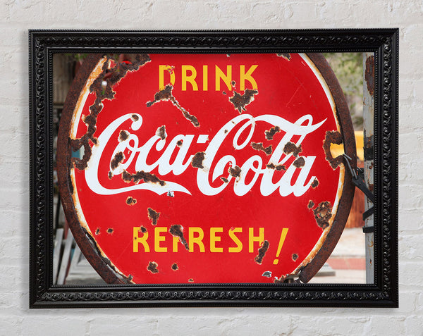 Drink Coca Cola Framed Print