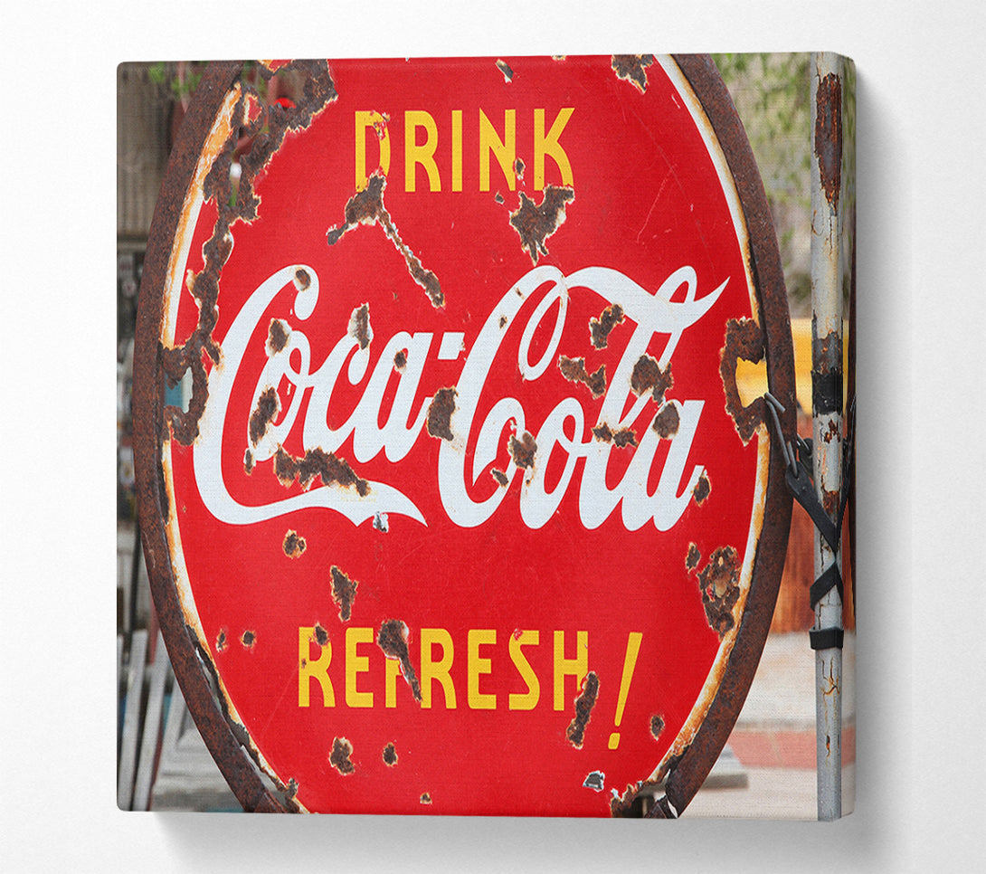  A Canvas Print of Drink Coca Cola Canvas Print