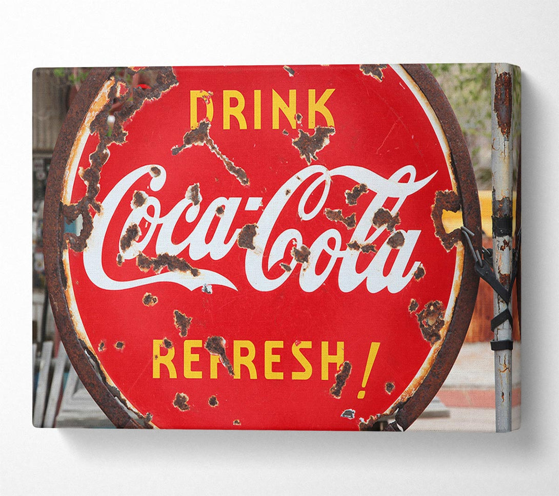  A Canvas Print of Drink Coca Cola Canvas Print