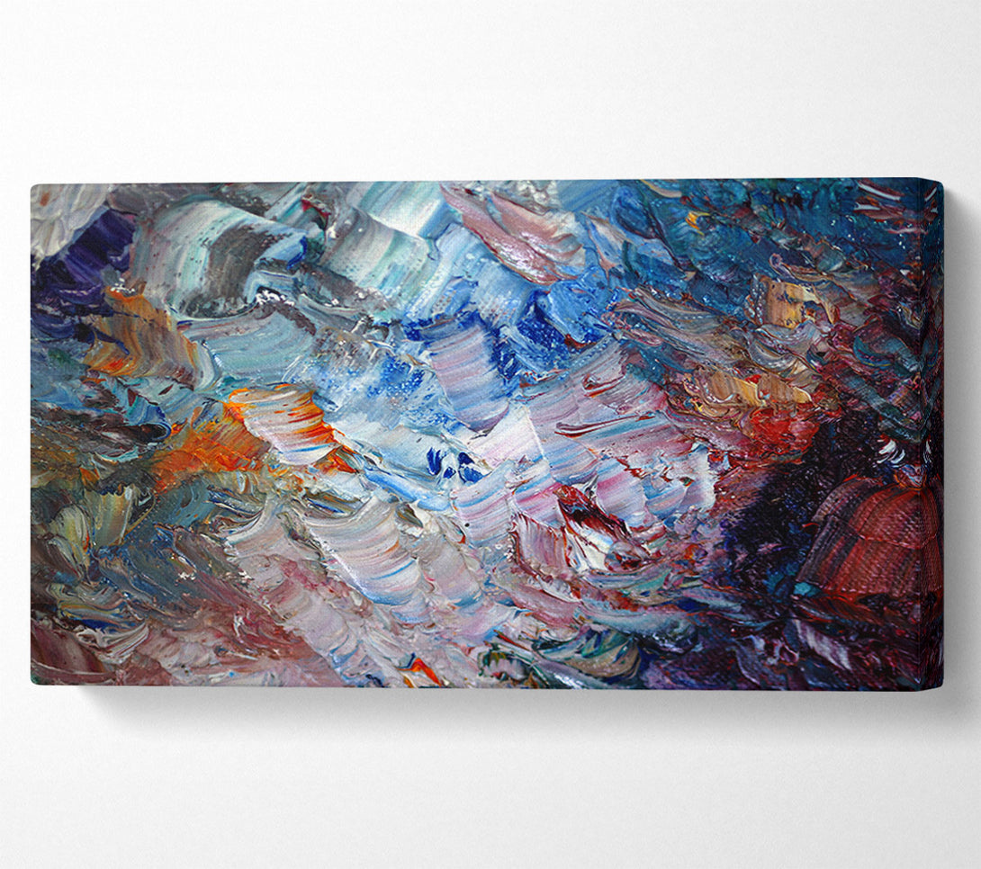  A Canvas Print of Gouche Texture Canvas Print