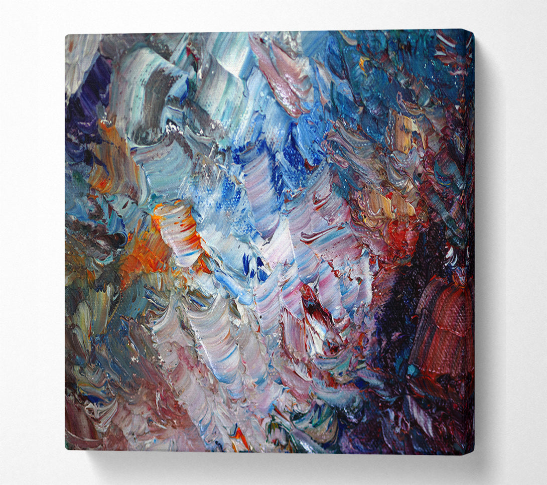  A Canvas Print of Gouche Texture Canvas Print