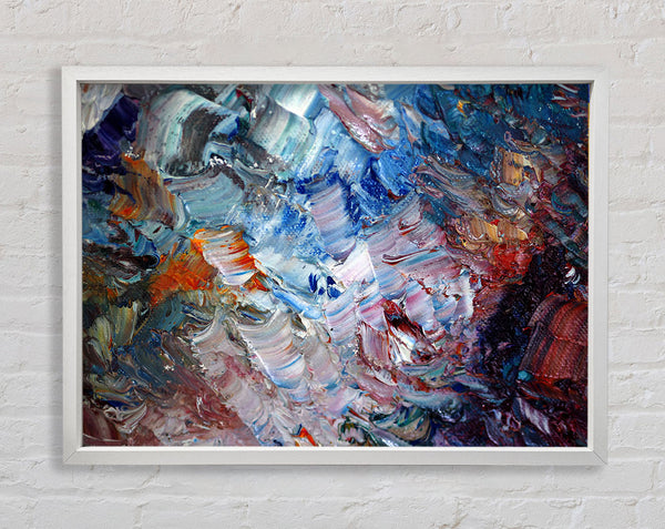 Gouche Texture Framed Print