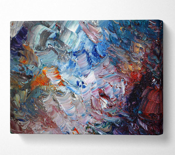  A Canvas Print of Gouche Texture Canvas Print