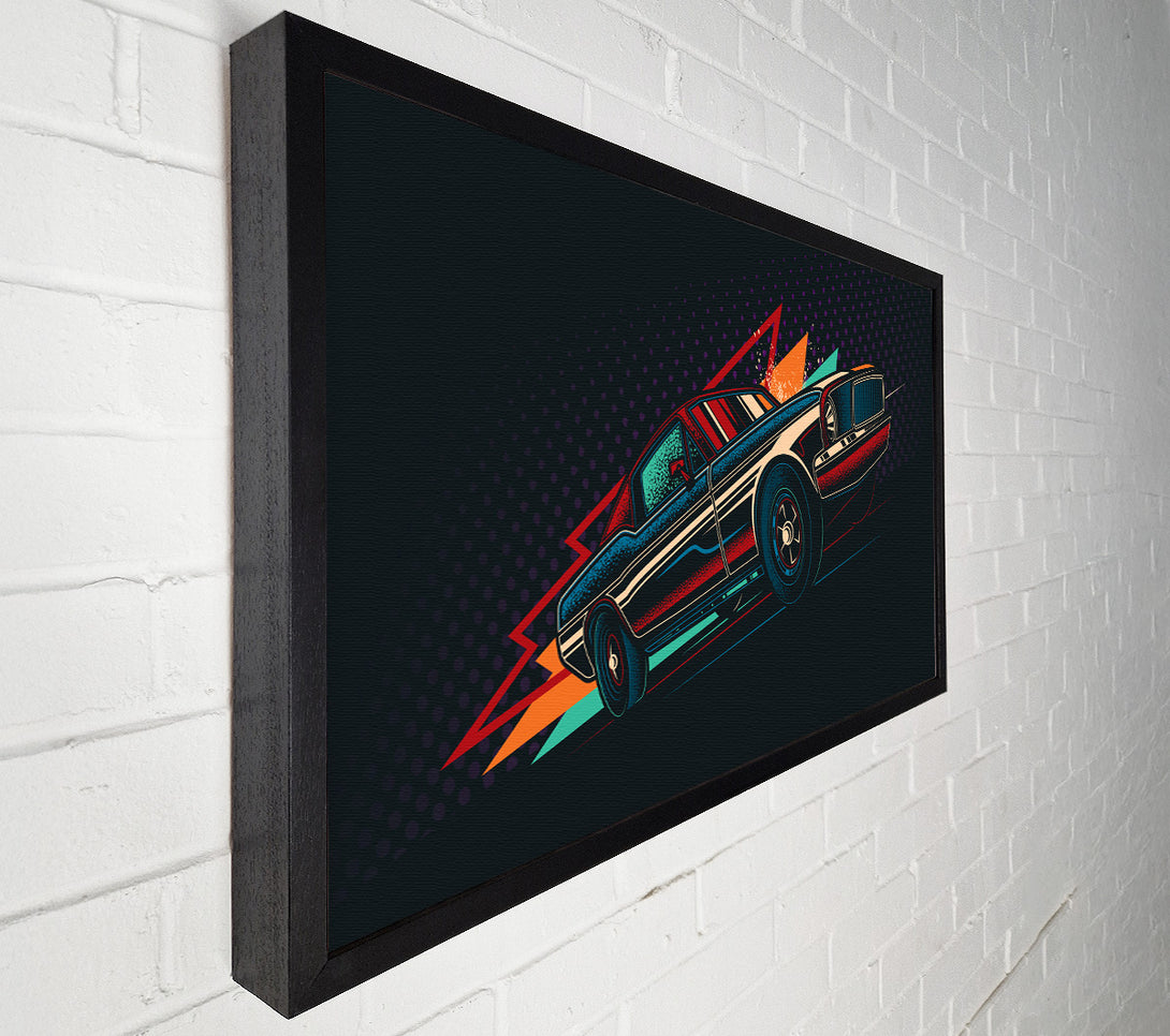  A Canvas Print of Ford Mustang Speed Canvas Art