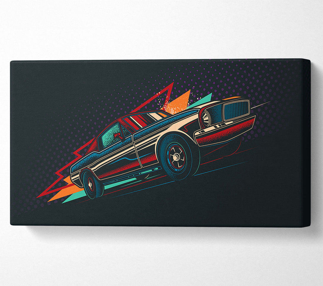  A Canvas Print of Ford Mustang Speed Canvas Art