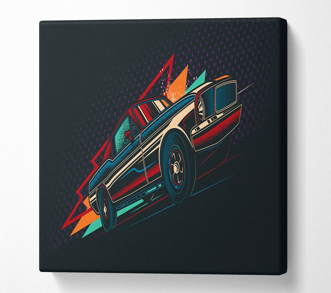  A Canvas Print of Ford Mustang Speed Canvas Art