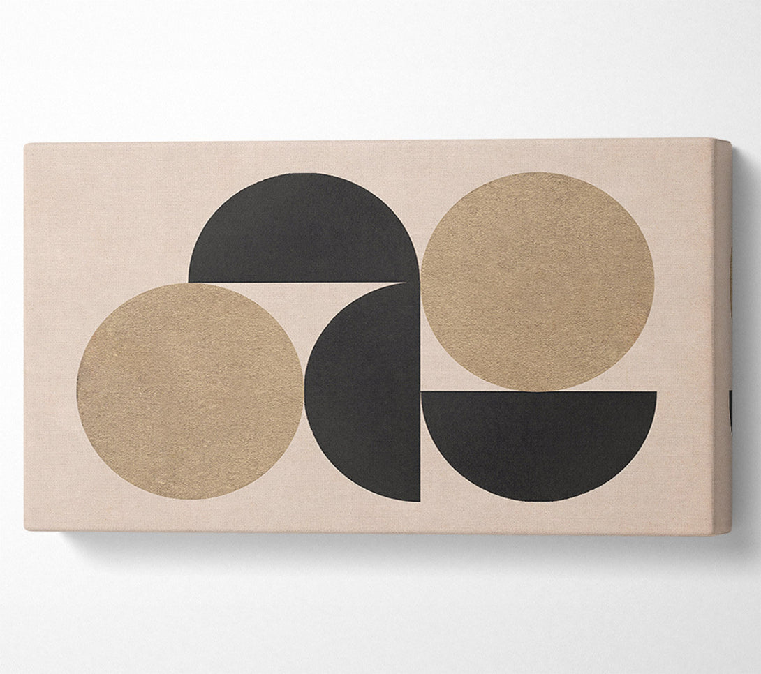  A Canvas Print of Semi Circle Simplicity Canvas Art