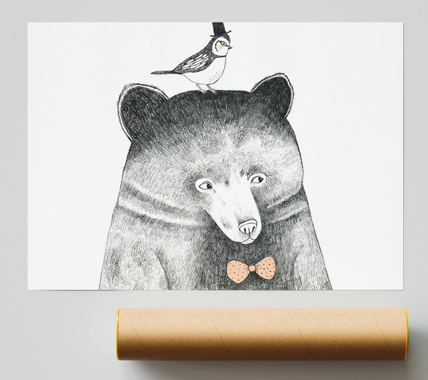 Bird And Bear Poster
