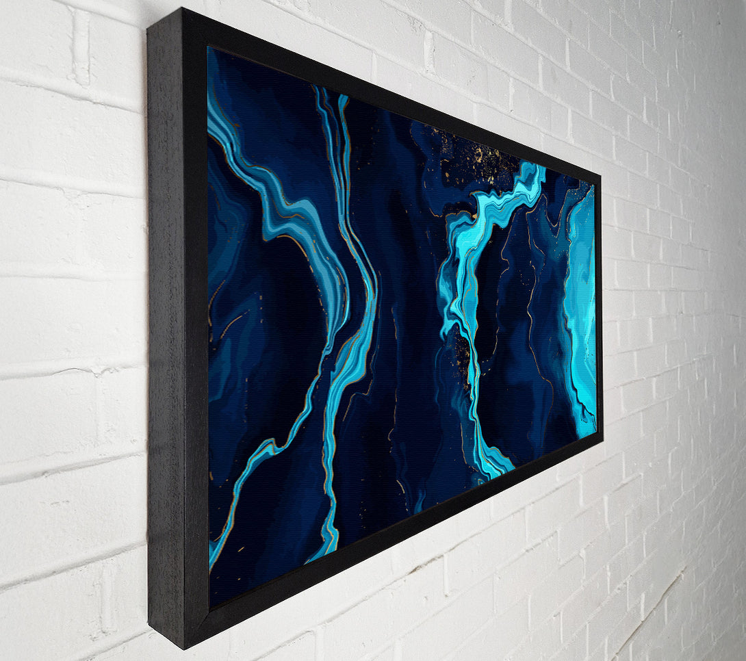  A Canvas Print of Natural Blues Of Stone Canvas Print