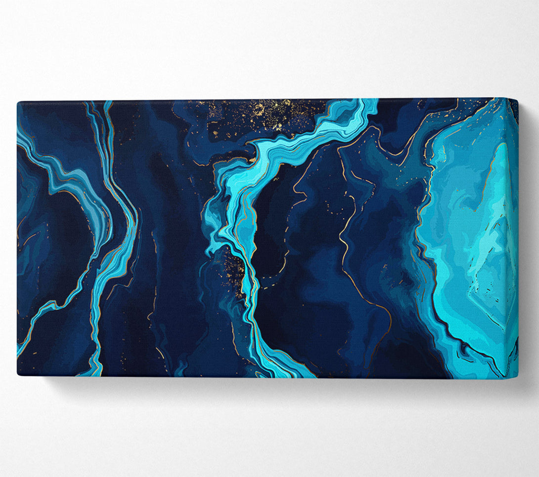  A Canvas Print of Natural Blues Of Stone Canvas Print