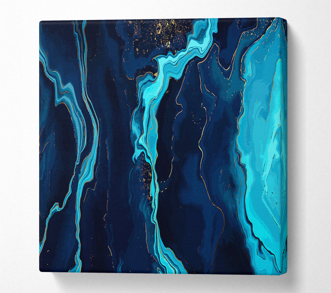  A Canvas Print of Natural Blues Of Stone Canvas Print