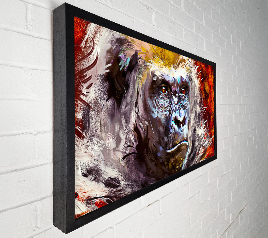  A Canvas Print of The Serious Gorilla Canvas Art
