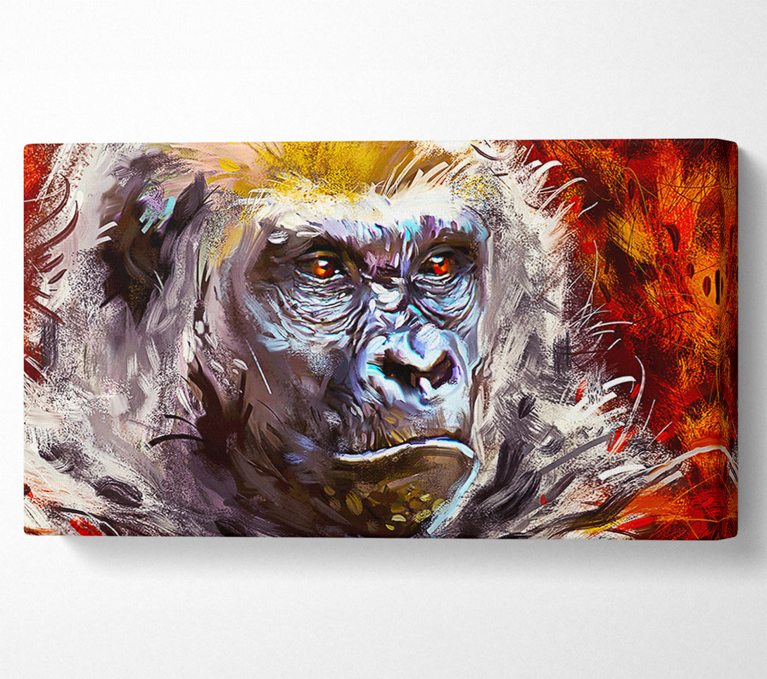  A Canvas Print of The Serious Gorilla Canvas Art