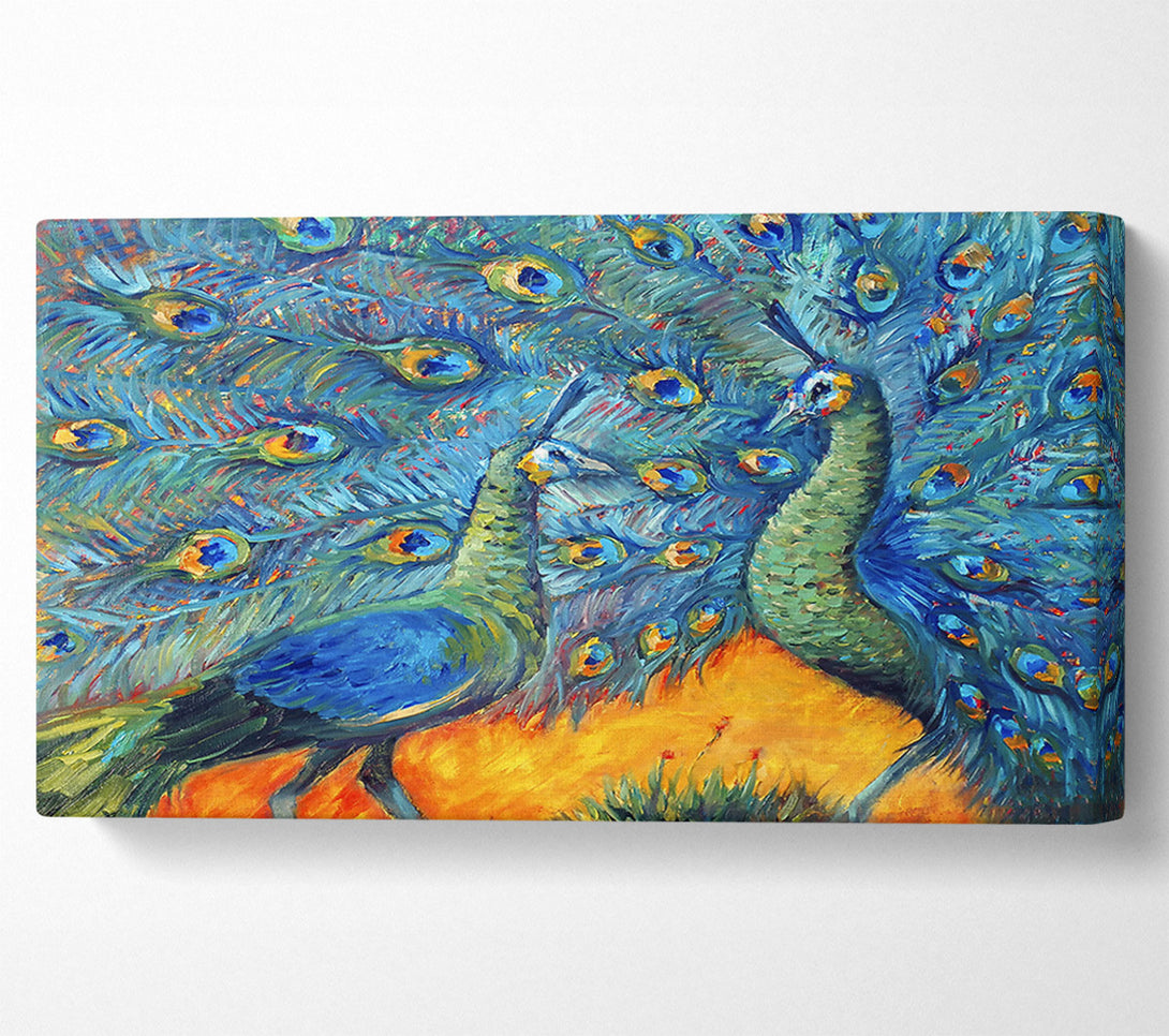  A Canvas Print of The Supreme Peacock Canvas Wall Art