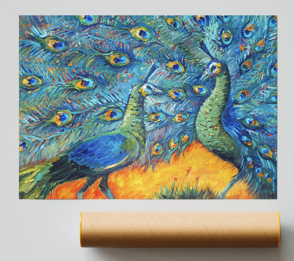 The Supreme Peacock Poster