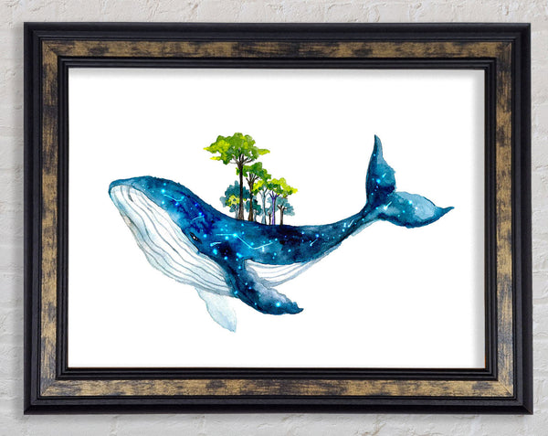 The Whale Forest Framed Print