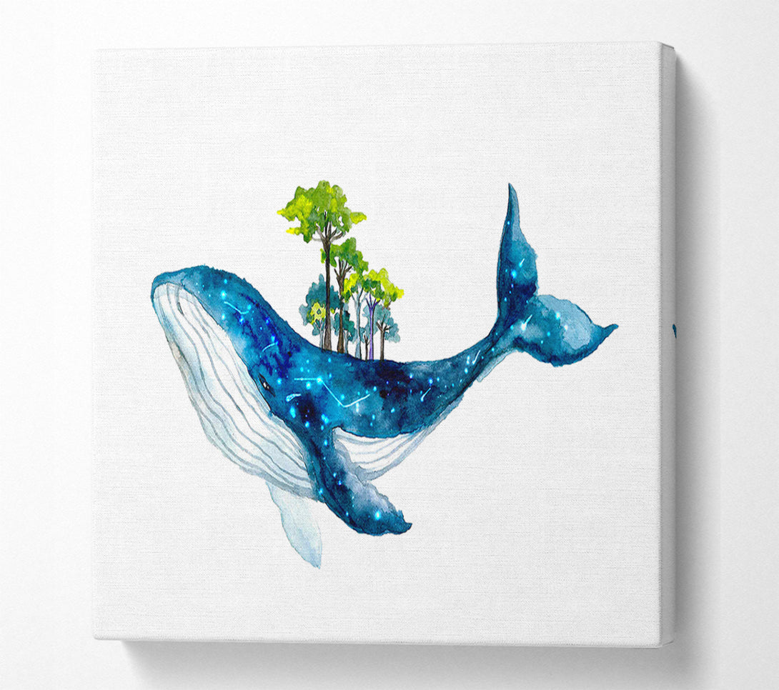  A Canvas Print of The Whale Forest Canvas Wall Art