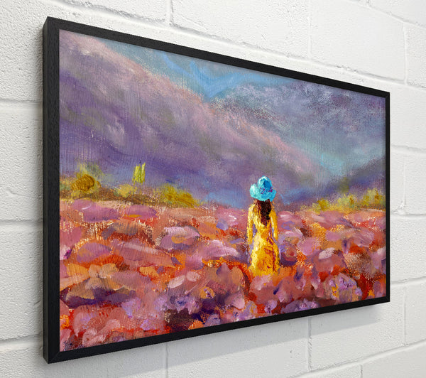 The Yellow Woman In The Field