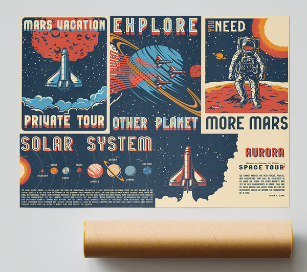 Explore The Planets Poster