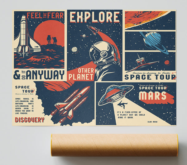 Space Exploration Giclee Print