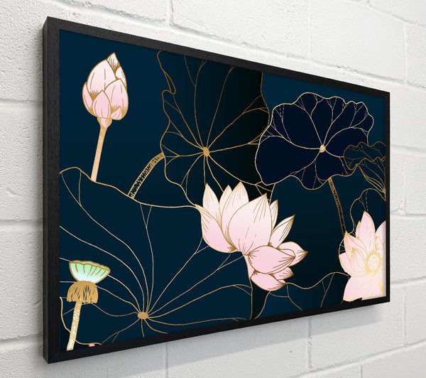 Flowers Bold In Blue