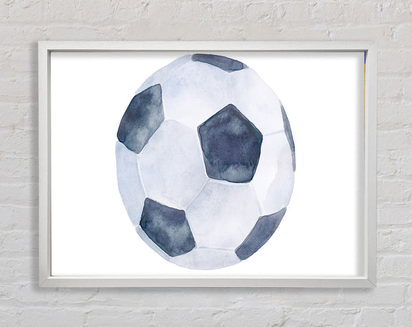Football Drawing Framed Print