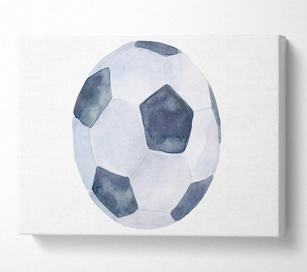  A Canvas Print of Football Drawing Canvas Art