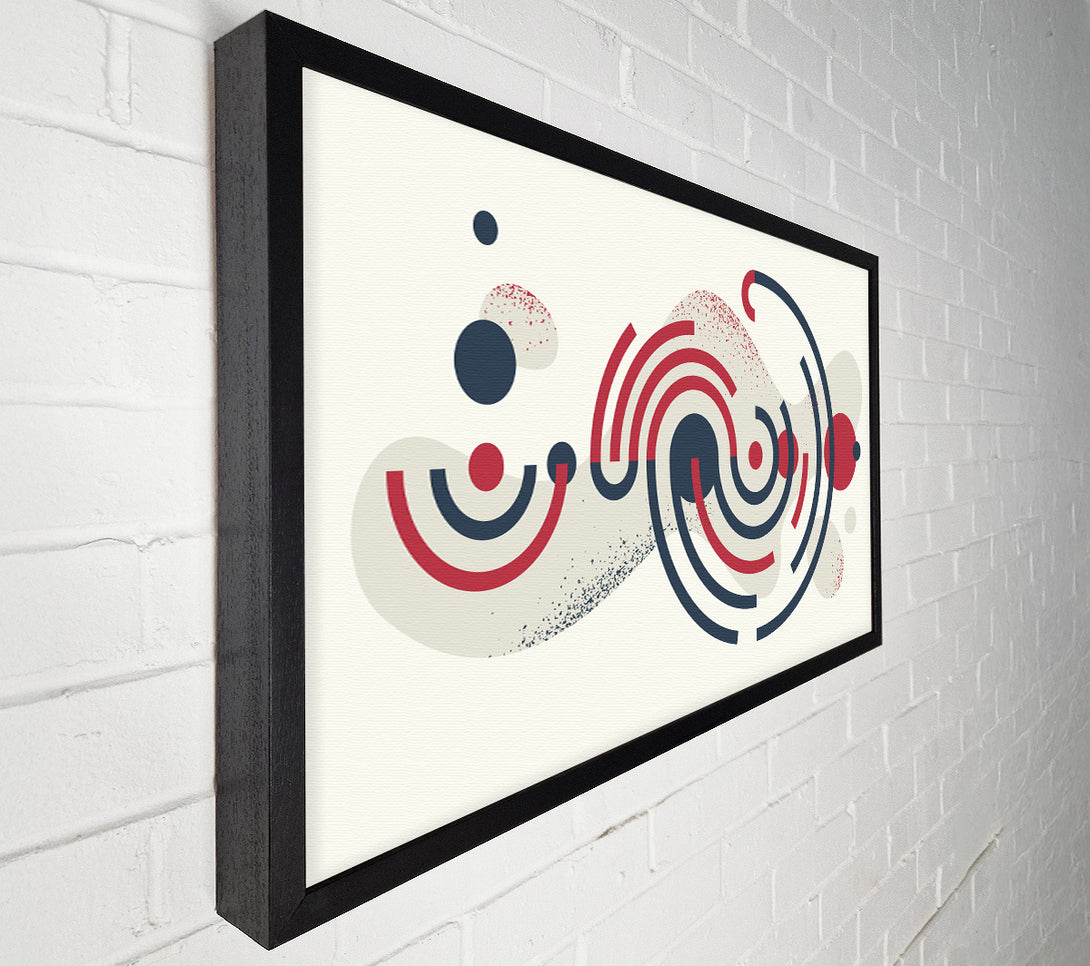  A Canvas Print of Circular Lines Of Space Canvas Print