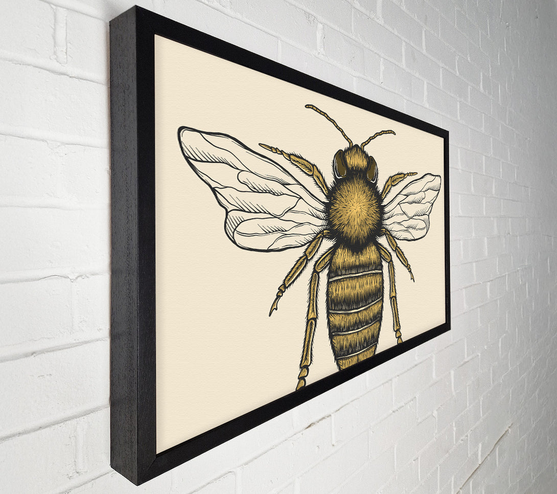  A Canvas Print of The Lovely Honey Bee Canvas Wall Art
