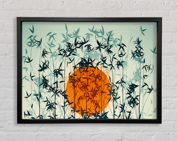 The Trees Above The Japanese Trees Framed Print