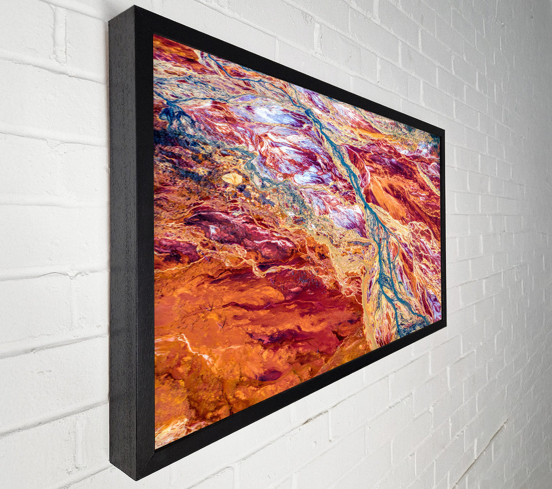  A Canvas Print of The Mountain River System Canvas Print