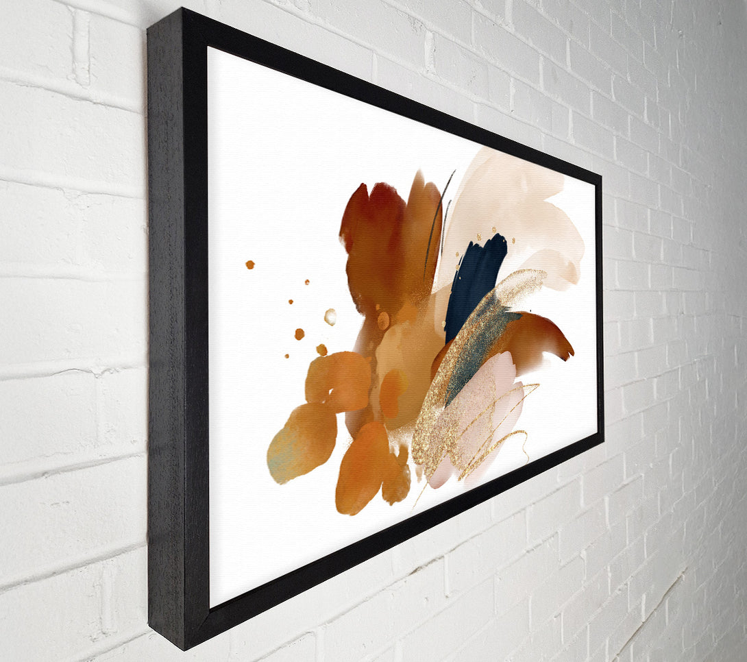  A Canvas Print of Natural Brush Strokes Canvas Wall Art