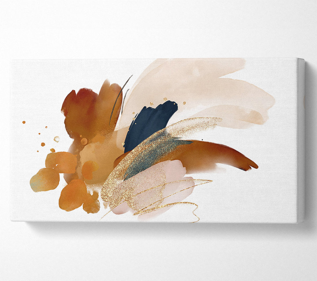  A Canvas Print of Natural Brush Strokes Canvas Wall Art