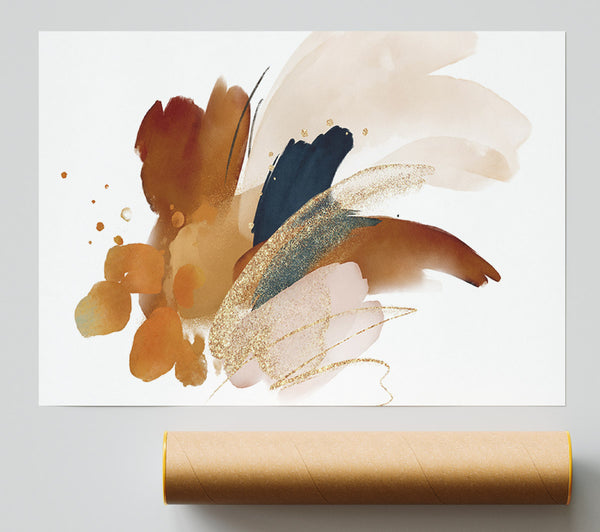 Natural Brush Strokes Giclee Print