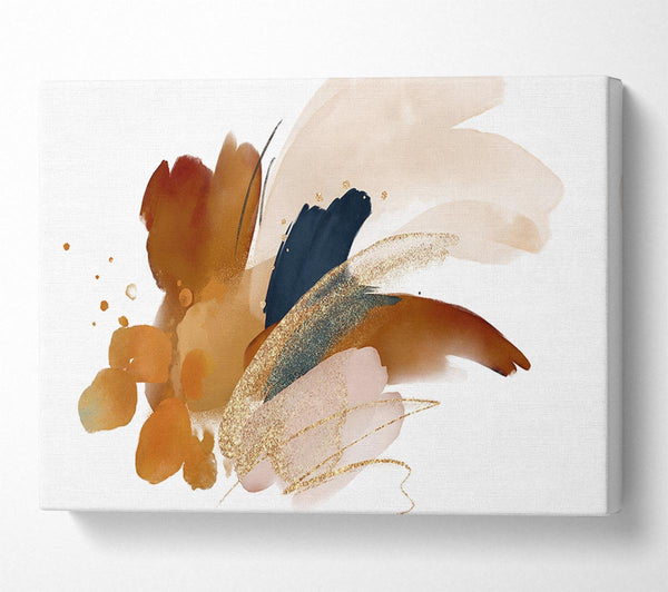  A Canvas Print of Natural Brush Strokes Canvas Wall Art