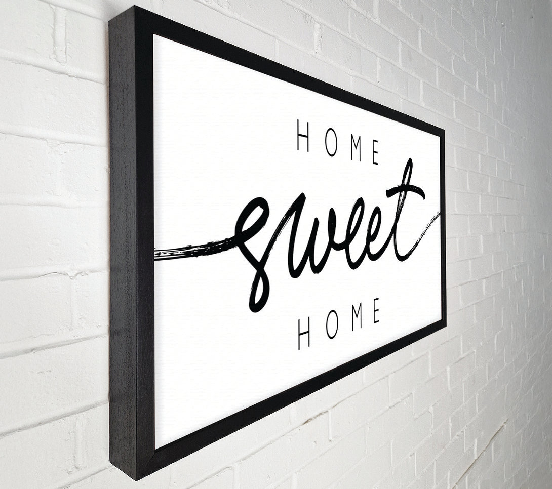  A Canvas Print of Home Sweet Home Quirky Canvas Wall Art
