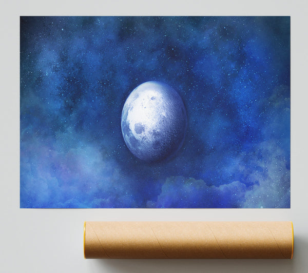 The Blue Moon Beauty Giclee Print