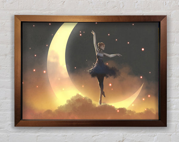 Dancing On The Moon Framed Print