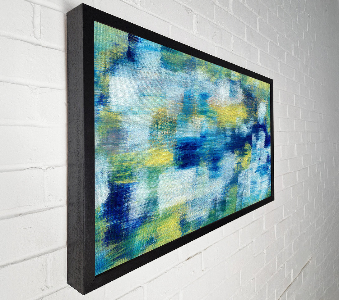  A Canvas Print of Smudges Of Colour Canvas Wall Art