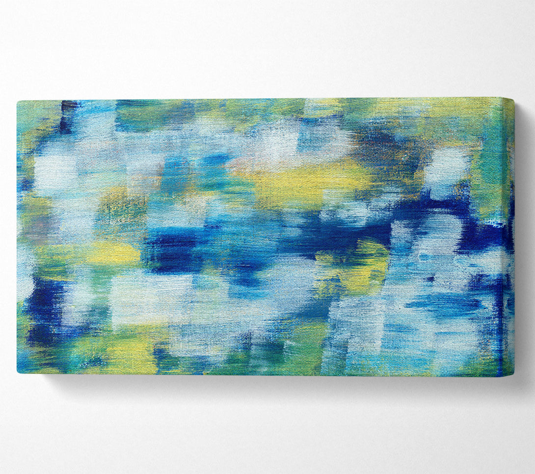  A Canvas Print of Smudges Of Colour Canvas Wall Art