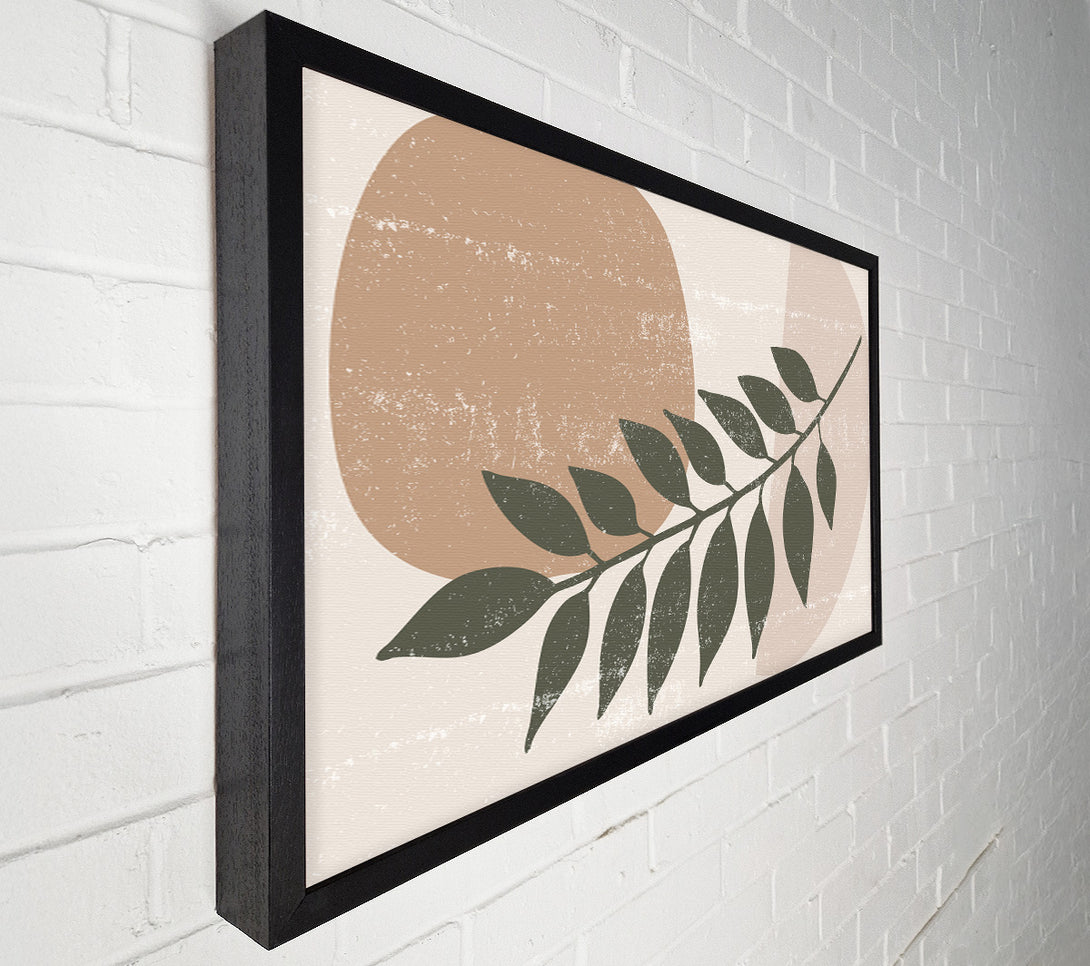  A Canvas Print of Leaf Of Modern Art Canvas Print