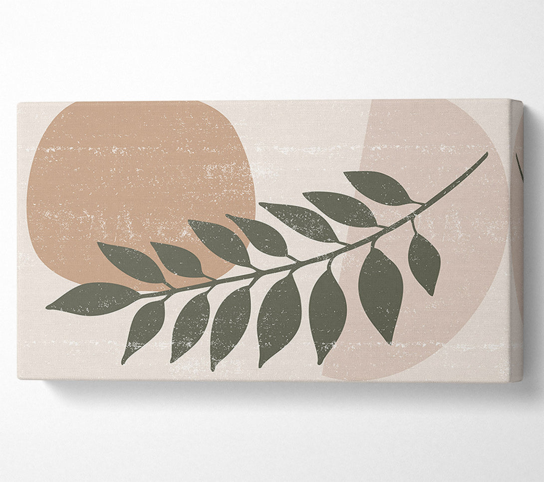  A Canvas Print of Leaf Of Modern Art Canvas Print