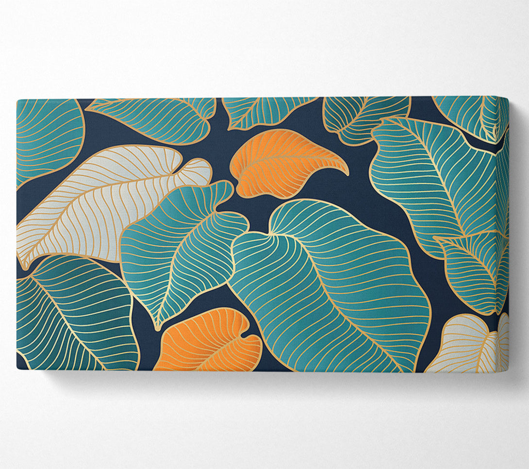  A Canvas Print of The Banana Leaf Flow Canvas Art