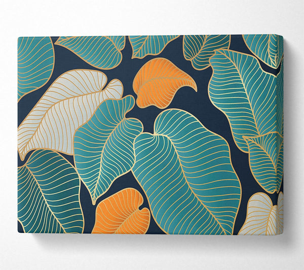  A Canvas Print of The Banana Leaf Flow Canvas Art