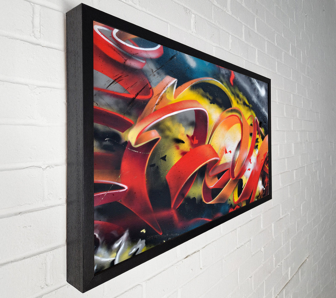  A Canvas Print of Slices Of Lines Canvas Print