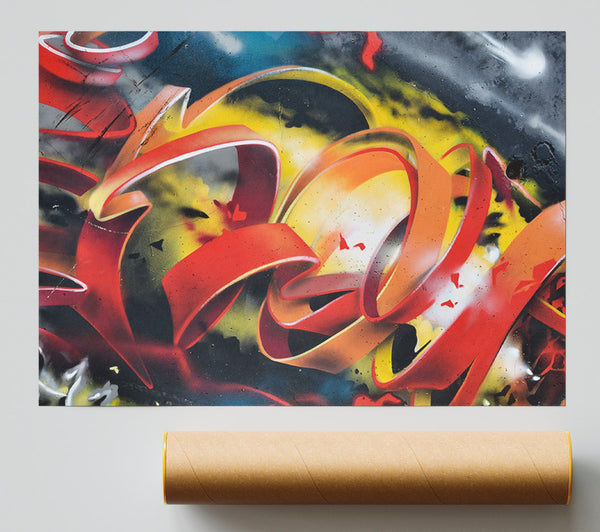 Slices Of Lines Print