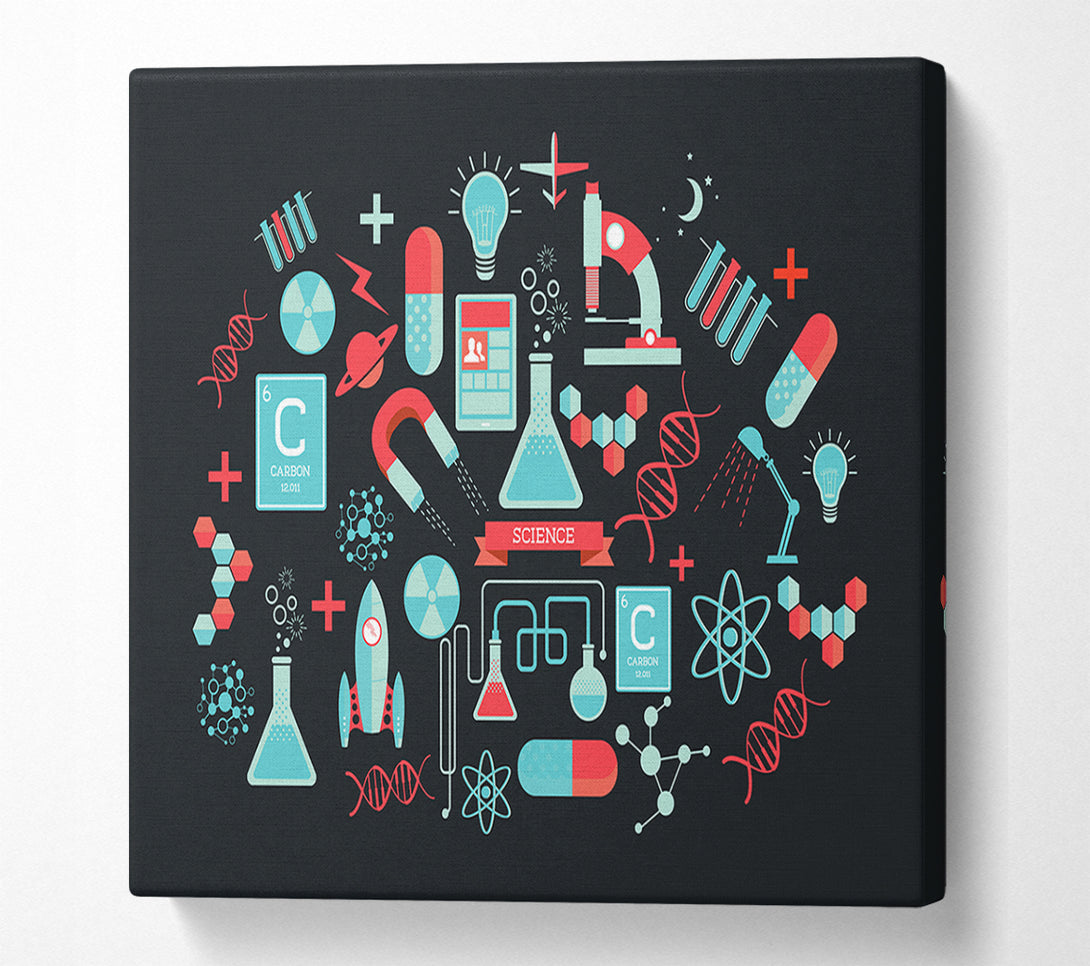  A Canvas Print of The Scientist Canvas Print
