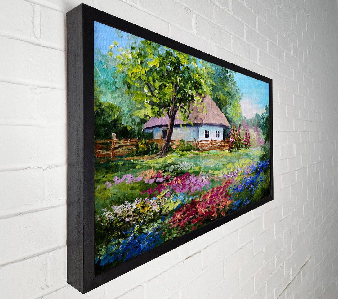  A Canvas Print of The Cottage Woodland Canvas Art