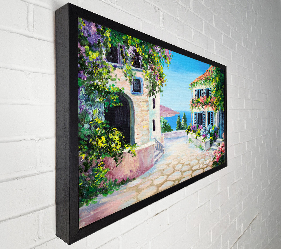  A Canvas Print of Italy By The Sea Canvas Print