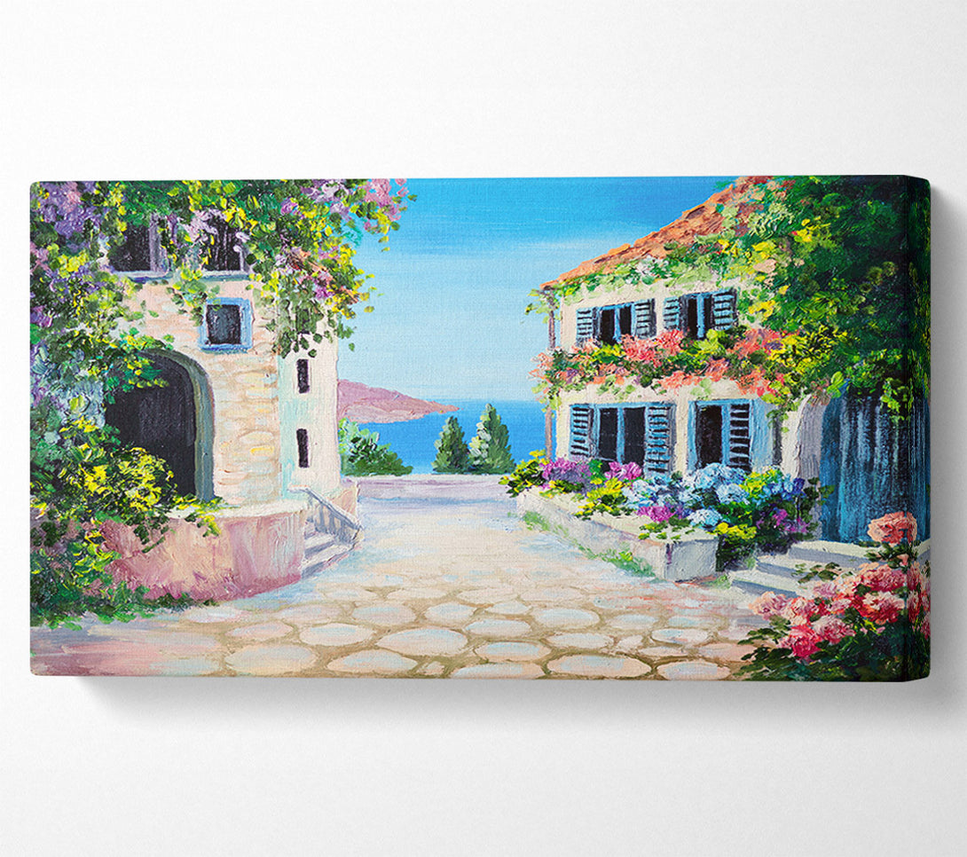  A Canvas Print of Italy By The Sea Canvas Print